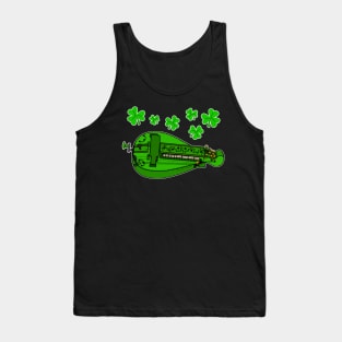 St Patrick's Day Hurdy Gurdy Gurdyist Irish Musician Tank Top